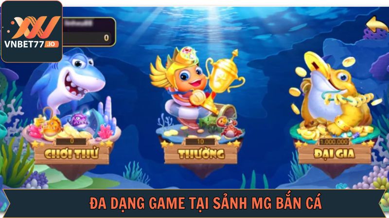 MG Bắn Cá - Sân Chơi Đổi Thưởng Cực Hot Tại Vnbet77 4 Gợi ý các siêu phẩm hot có trong MG bắn cá